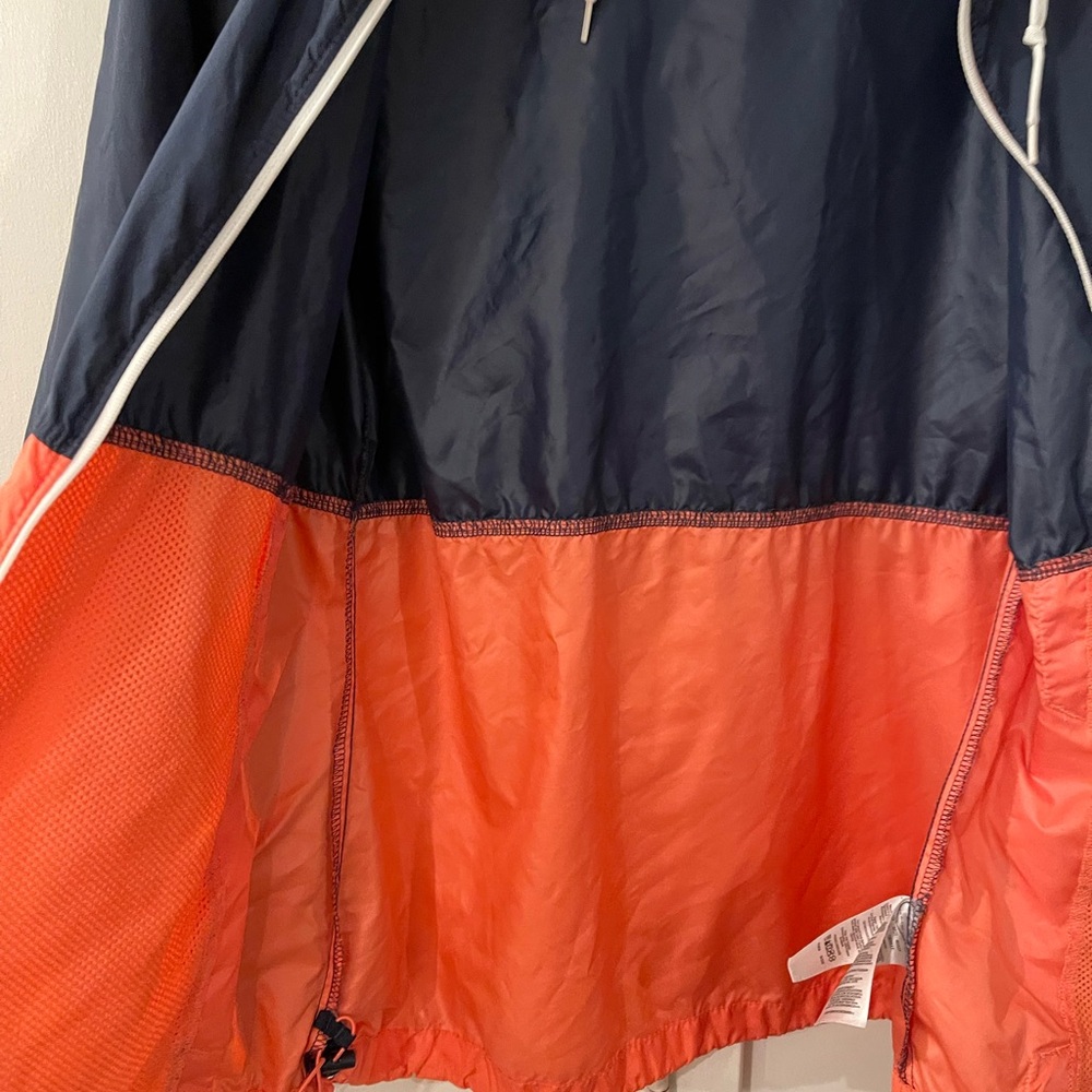 Columbia Dark Blue and Coral windbreaker Woman’s size S used - Picture 9 of 14
